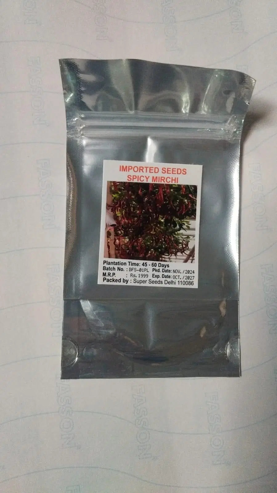 Hybrid Chilli Seeds | Fast Growing Vegetable Seeds | High Germination